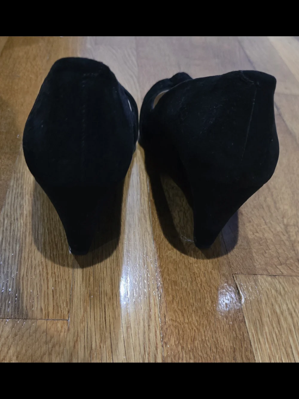 Black Jessica Simpson Wedged Heels